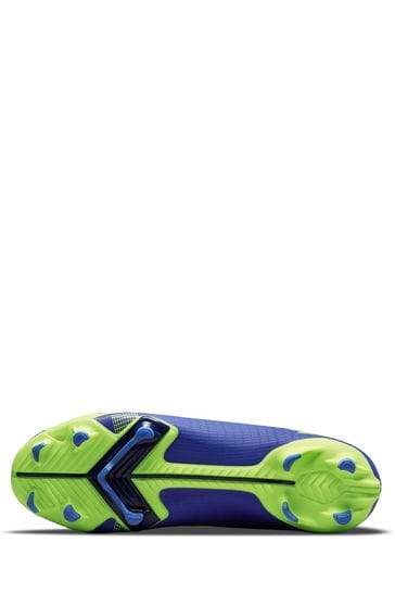 Mercurial top blue cleats