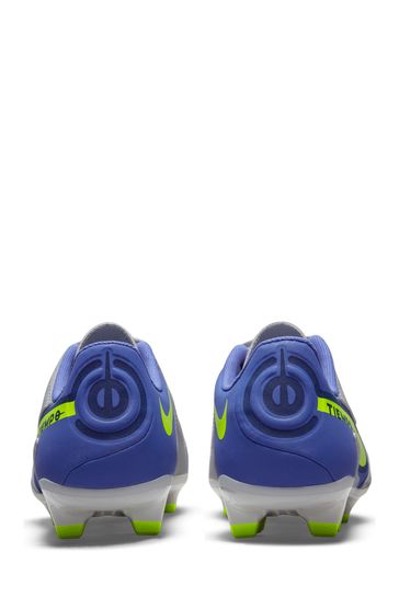 Buy Nike Grey Tiempo Legend 9 Academy Firm Ground Football Boots