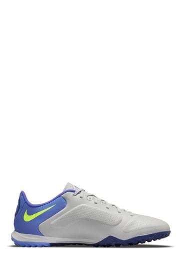 Buy Nike Grey Tiempo Legend 9 Academy Turf Football Boots from