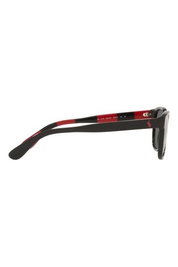 Black polo sale glasses