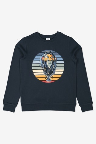 Lion print sweatshirt womens organic cotton sweatshirt.