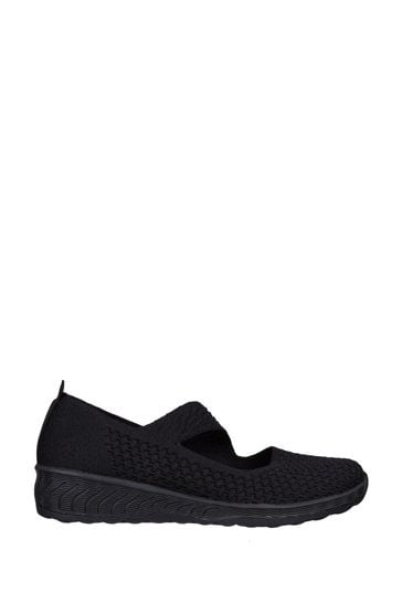 Black skechers womens best sale shoes