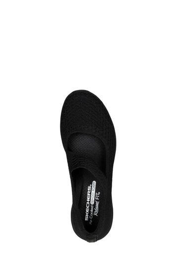Skechers Black Up Lifted Womens Shoes