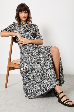 Buy Mint Velvet Green Zoe Animal Print
