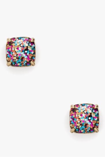 Kate Spade New York Gold Tone Crystal Square Stud Earrings