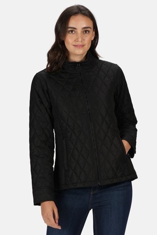 regatta black quilted jacket