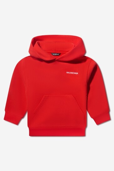Unisex Cotton Hoodie in Red