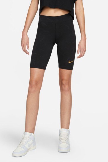 Nike Black Dance Swoosh Bike Shorts