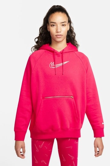 Nike Dance Oversized Swoosh Zip Hoodie