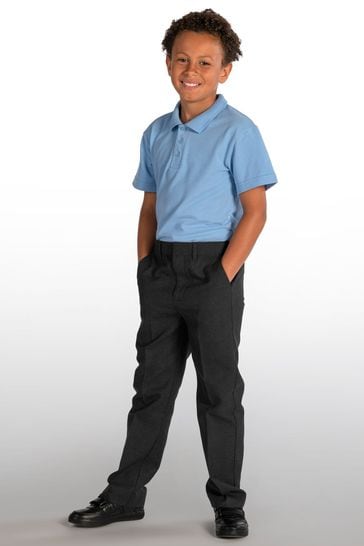 Trutex Charcoal Classic Fit Junior Boys School Trousers
