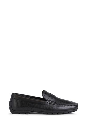 Buy Geox Mens Omo Moner Black Moccasins from Next Luxembourg