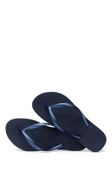 Navy blue sales havaianas slim