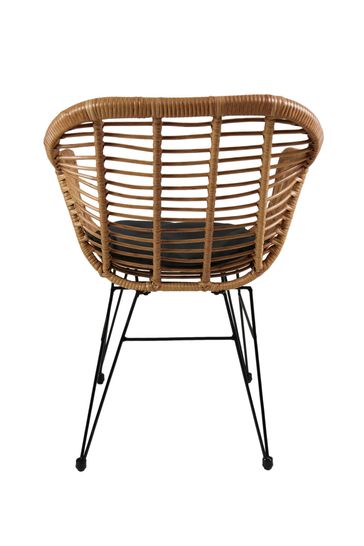 Charles bentley natural clearance wicker bistro set