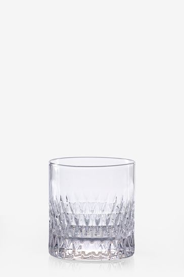 Clear Albany Set of 4 Short Tumbler Glasses