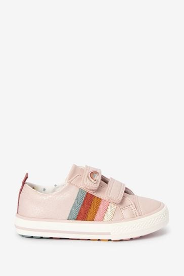Muted Pink Rainbow Wide Fit (G) Trainers