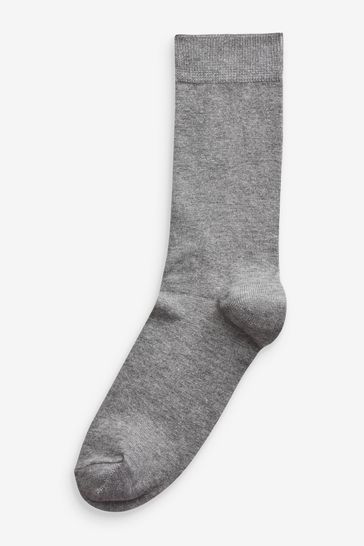 Buy Navy Grey Pattern 7 Pack Mens Cotton Rich Socks from Next Germany