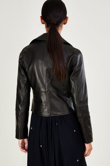 Monsoon new arrivals leather jacket