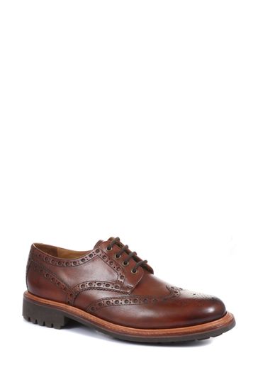 Mens all on sale leather brogues