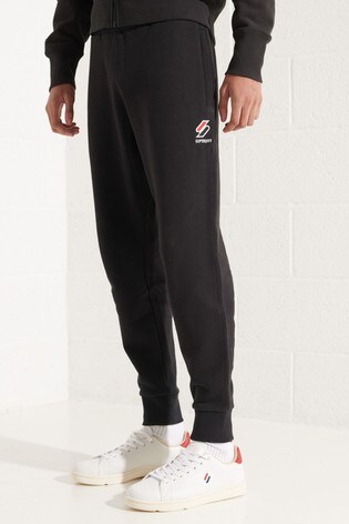 Superdry Black Sportstyle Joggers