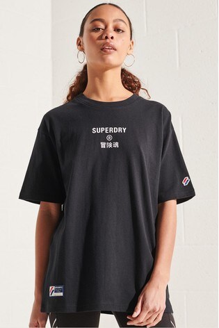 Superdry Black Corporate Logo T-Shirt