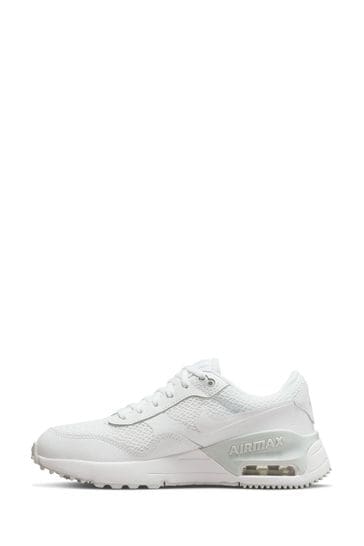 Buy Nike White Air Max SYSTM Youth Trainers from Next Luxembourg