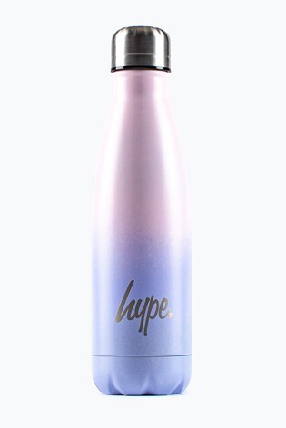 Hype. Pink/Lilac Gradient Powder Coated Metal Bottle