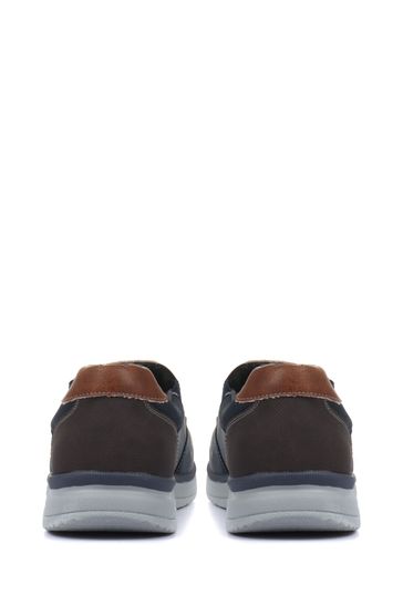 Mens wide fit hotsell slip on trainers