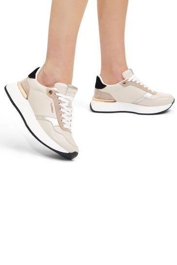 Carvela black and gold trainers sale