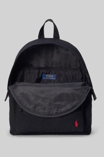 Buy Polo Ralph Lauren Boys Black Logo Backpack from Next Luxembourg