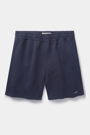 Aubin Navy Sadler Sweat Shorts