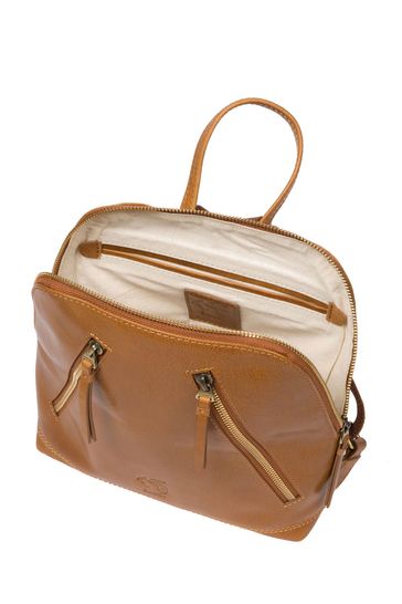 conkca leather backpack