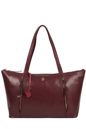 Conkca Clover Leather Tote Bag