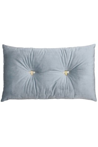 Riva Paoletti Silver Grey Bumble Cushion
