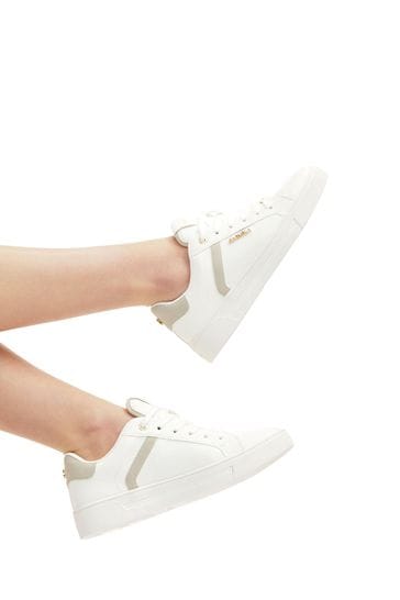 Buy Carvela White Daze Trainers from Next Bahrain