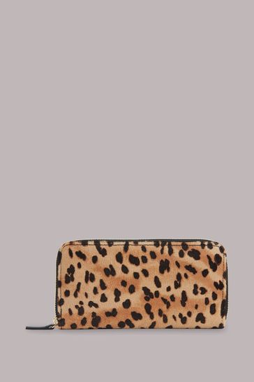 Buy Whistles Animal Leopard Long Purse from Next Luxembourg