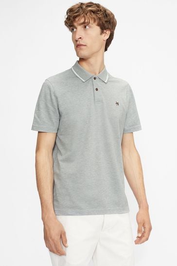 Ted Baker Grey Camdn Short Sleeve Polo Shirt