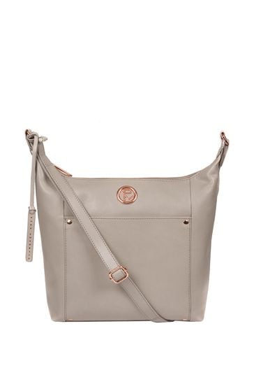 Pure Luxuries London Miro Leather Shoulder Bag