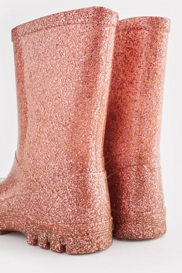 Gold cheap glitter wellies