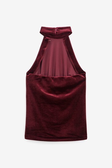 Buy Emma Willis Velvet Halter Neck Top from Next Ireland