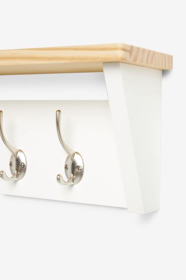 Chalk White Malvern Coat Hooks