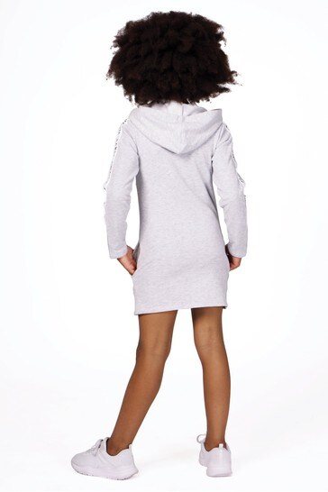 Hoodie dress cheap grey