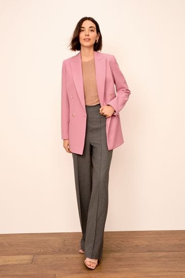 Pink new arrivals military blazer