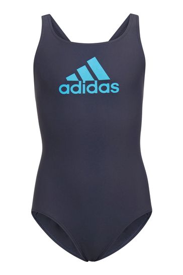 adidas Navy Blue Badge Of Sports Swimsuit