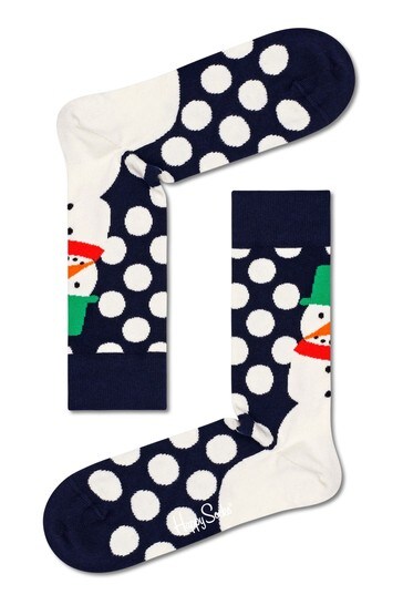 Happy Socks Jumbo Snowman Socks