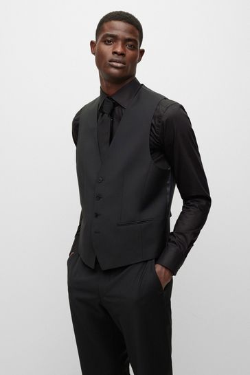 Boss black trousers 2025