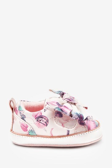 Baker by Ted Baker White Ground Floral Trainers