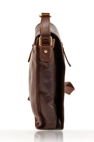 Mens leather man on sale bag