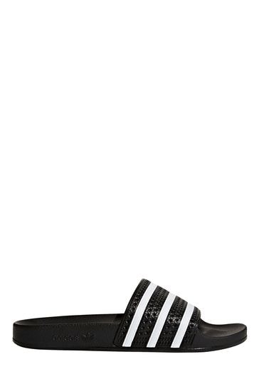 adidas Originals Black Adilette Sliders