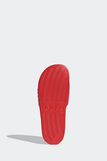 adidas Red Adilette Shower Slides