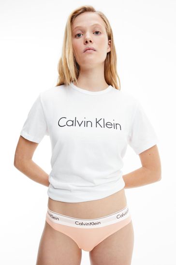 Calvin klein orange thong on sale